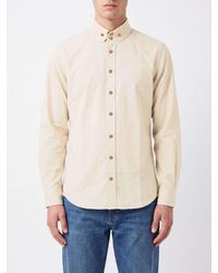 Vivienne Westwood - Slim Fit Cotton Shirt With Button-Down Collar - Lyst