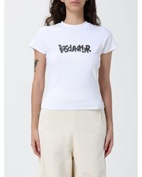 DISCLAIMER - Slim Fit Cropped T-Shirt - Lyst