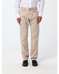 Giorgio Armani - Mid-Rise Straight-Fit Denim Five-Pocket Jeans - Lyst