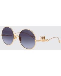 Chloé - Chlo&Eacute Metal Panthos Sunglasses - Lyst