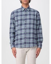La Martina - Long-Sleeved Check Cotton Shirt With French Collar - Lyst