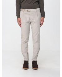Berwich - Slim Fit Pleated Corduroy Chinos - Lyst