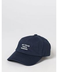 Drole de Monsieur - Cotton Twill Baseball Cap With Embroidered Logo And Slogan - Lyst