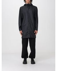 Rains - Knee-Length Hooded Raincoat - Lyst