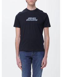 ARMANI EXCHANGE - Crew Neck T-Shirt With Logo - Lyst