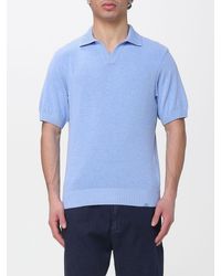 Paul & Shark - Paul &Amp Shark Cotton Knit Polo Shirt - Lyst
