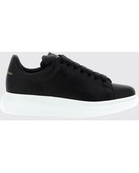 McQueen - Oversize Leather Sneakers - Lyst