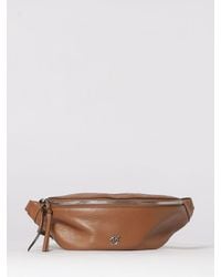 Pinko - New Biker Small Leather Belt Bag - Lyst