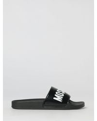 Moschino - Rubber Logo Sliders - Lyst