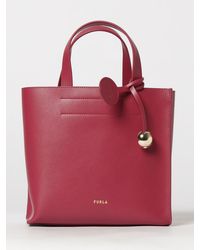 Furla - Divide Small Tote Bag By With Double Handle And Charm - Lyst