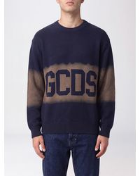 Gcds - Wool Blend Crew-Neck Jumper With Contrast Logo - Lyst