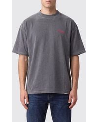 Represent - Crew Neck Cotton T-Shirt With Contrast Logo - Lyst