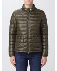Herno - Short Ultralight Nylon Down Jacket With Biker Collar And Zip - Lyst