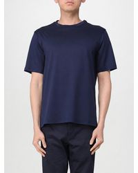 Kangra - Cotton Blend Basic T-Shirt - Lyst