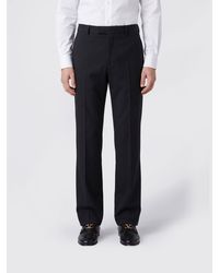 Valentino Garavani - Slim Fit Tailored Merino Wool Trousers - Lyst