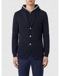 Eleventy - Single-Breasted Cotton Blazer - Lyst
