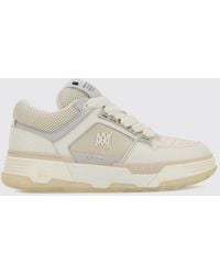 Amiri - Ma-1 High Top Leather And Mesh Sneakers With Monogram - Lyst