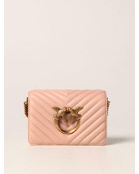 pinko mini love bag icon v quilt