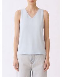 Fabiana Filippi - Silk Blend Basic Top - Lyst