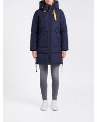 Parajumpers - Long Quilted Nylon Down Jacket With Hood And High Neck - Lyst