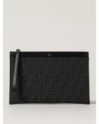 Fendi - Pouch Medium Ff - Lyst