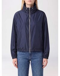Herno - Short Water-Repellent Taffeta Windbreaker Jacket With Hood And High Neck - Lyst