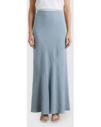 Ermanno Scervino - Long Crêpe Skirt - Lyst