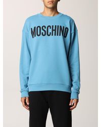 Moschino Cotton Sweatshirt - Blue