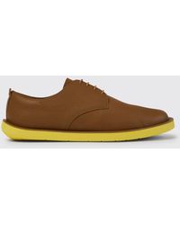 Camper Wagon Shoes In Calfskin - Brown