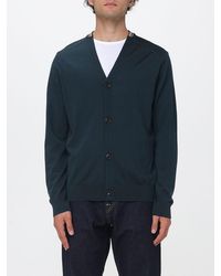 Paul Smith - V-Neck Pure Merino Wool Cardigan - Lyst