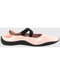 Balenciaga - Shibuya Bicolour Polyester Mary Jane Flats With Logo - Lyst