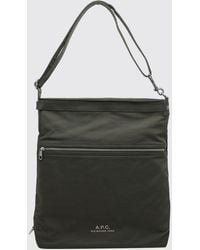 A.P.C. - Nylon Messenger Bag With Adjustable Handle And Zip Closure - Lyst