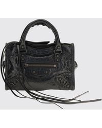 Balenciaga - Le City Nano Studded Arena Lambskin Mini Bag - Lyst