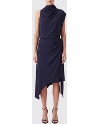 N°21 - One-Shoulder Midi Dress - Lyst