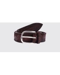 Orciani - Blade Gürtel Aus Geprägtem Leder - Lyst