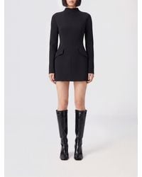 Sportmax - High-Neck Slim-Fit Cotton-Blend Mini Sheath Dress - Lyst