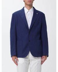 Manuel Ritz - Single-Breasted Cotton Blazer - Lyst