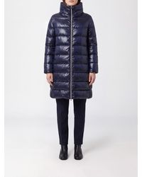 Herno - Long Quilted Nylon Puffer Coat With High Neck And Down Padding - Lyst
