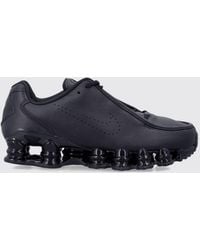 Nike - Shox Tl Se Smooth Leather Trainers With Perforated Swoosh Logo - Lyst