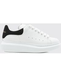 McQueen - Oversize Leather Sneakers - Lyst