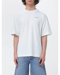Off-White c/o Virgil Abloh - Cotton T-Shirt With Arrow Logo - Lyst