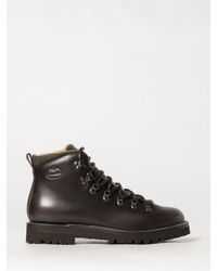 Church's - Lace-Up Calfskin Ankle Boots Church\'s With Notched Sole - Lyst