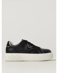 Pinko - Yoko 06 Leather Sneakers - Lyst