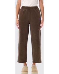 American Vintage - Straight-Leg Cotton Jogging Trousers With Elastic Waist - Lyst