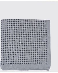 BOSS - Einstecktuch Von Aus Leinen Und Baumwolle Mit Geometrischem Print - Lyst