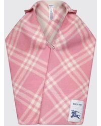 Burberry - Bufanda Con Capucha De Lana Con Motivo Vintage Check - Lyst
