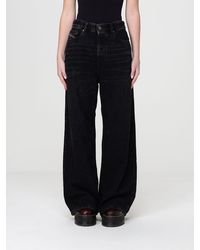 DIESEL - D-Sire Wide-Leg Denim Jeans - Lyst