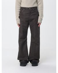 Rick Owens - Cotton Wide Jeans - Lyst