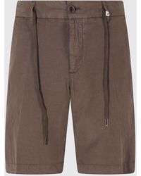Myths - Linen Drawstring Shorts - Lyst