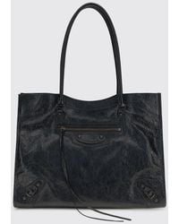 Balenciaga - Le City Arena Leather Tote Bag - Lyst